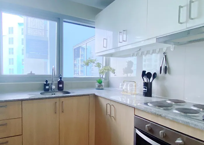 Luxurious Style 1 2 3 Bedrooms Cross To Okada And Near Of Dreams, Solaire, Moa, And Airport Apartment