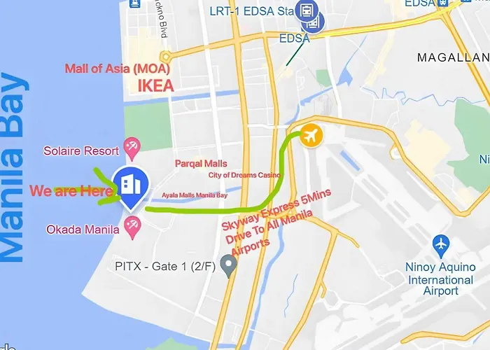 Apartment Luxurious Style 1 2 3 Bedrooms Cross To Okada And Near Of Dreams, Solaire, Moa, And Airport
